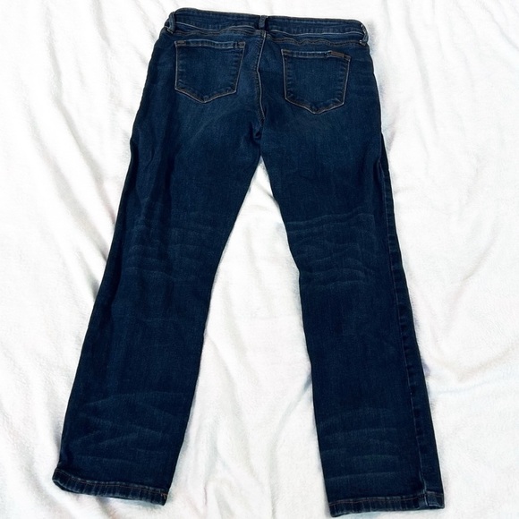 STS Blue Straight Leg Dark Wash Ankle Mid Rise Jeans Blue Size 30 Pockets Denim - Picture 3 of 9